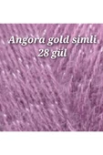 Alize Angora Gold Simli 28 Gül Renk El Örgü Ipi - 5 Adet - 3