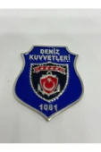 Trendcüzdan Deniz kuvvetleri metal döküm rozet - 1