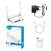 Cudy WR1200E 300Mbps/2.4GHz 867Mbps/5GHz 4x5dBi Anten 4Port Dual Band Wi-Fi Router (AC1200 Serisi) - 7