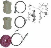 Hyundai i30 MK1 2007-2011 İle Uyumlu Ön Sağ Cam Krikosu Tamir Seti thumbnail 4