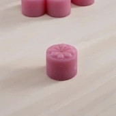 Baton Mum Mini 6'lı Pembe Silindir Dekoratif Mumu Kandil Hediyelik Fitilli Mumlar Şamdan Kokusuz - 6