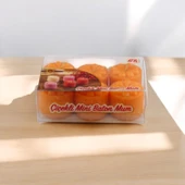 Baton Mum Mini 6'lı Turuncu Silindir Dekoratif Mumu Kandil Hediyelik Fitilli Mumlar Şamdan Kokusuz - 2