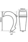 Şelale Watershut Havuz Tipi Yunus Şelale 600X900mm (Et Kalınlığı 1,5mm) - 3