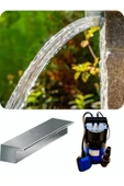 Şelale WATERSHUT 500mm Duvar Şelalesi + 400 Watt Dalgıç Pompa Seti - 1