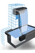 Şelale WATERSHUT 500mm Duvar Şelalesi + 400 Watt Dalgıç Pompa Seti - 5