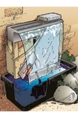 WATERSHUT 50 Cm Duvar Su Perdesi Bahçe Şelalesi Bahçe Çeşmesi Fıskiye (ET KALINLIĞI 1.5MM) - 5