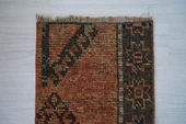 35x67 cm Küçük Boy Halı, Vintage Dekoratif El Dokuma Halı, Kahverengi Stili Mini Halı - 1