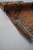 35x67 cm Küçük Boy Halı, Vintage Dekoratif El Dokuma Halı, Kahverengi Stili Mini Halı - 3