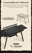 Naturehike Multifunctional Travel Barbecue + Katlanabilir Masalı - 3