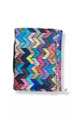 Genç Renkli Desenli Kağıt Para ve Kartlık Bölmeli Cüzdan. thumbnail 1