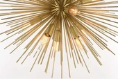Avonni Av-4175-12B Gold Boyalı Modern Avize, E14, Metal, 70Cm - 2