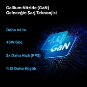 Spigen USB-C Duvar Şarj Cihazı PowerArc ArcStation Pro 45W Hızlı Şarj Usb-C Kablolu PE2015 - 4