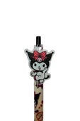 Sanrio Kuromi Ayraçlı Spiralli hatıra günlük not  Defteri pembe - 4