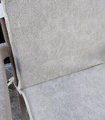 1 Adet Rattan Arkalıklı Sandalye Minderi (Kalınlık 4cm)-Primer Bej - 2