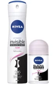 NIVEA Kadın Deodorant Invısıble B & W 150 Ml + Rolon 25 Ml Hediye - 1