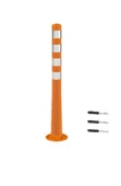 5 Adet Turuncu Renk Otopark Düzenleyici 100 cm Eco Delinatör Zeplin - 2