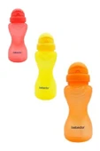 Bebedor Sportif Pipetli Bardak Neon Seri 330 Ml 3'lü Set TuruncuPembeSarı - 1