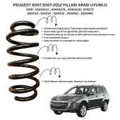 Ön Helezon Yay Takımı - 2 Adet Standart Yay ST106066F, Peugeot 4007 (2007-2012) Uyumlu - 1