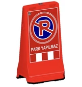 Park Yapılmaz Baskılı Çift Yön Ultra Levhalı Reklam Dubası Kırmızı Renk 7.5 Kg - 1