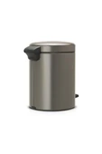 Brabantia Çöp Kutusu 5 Litre Newicon Pedallı Platin 112683 thumbnail 3