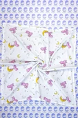 Pembe Tavşan Desenli 2 Katlı %100 Pamuklu Müslin & Pike 5'li Bebek Seti - 4