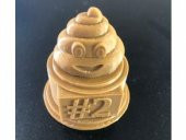 Lucky Turd Emoji Trophy Biblo Dekoratif Hediyelik Süs Eşyası - 2
