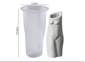 EPOKSİ REÇİNE KALIP İTHAL 3 BOYUTLU İNSAN VÜCUT FİGÜR VAZO TAŞ TOZU SİLİKON KALIP HB115215-0029 - 1