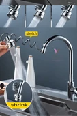 Yayke Yeni lavabo musluğu 360 Derece Dönme Filtresi Uzatma Tüpü Duş Su Tasarrufu Dokunun Evrensel Mutfak Alet Aksesuarları - 1