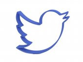 Twitter Kurabiye Kek Kalıbı Kalıp Organik Plastikten Hediyelik - 1