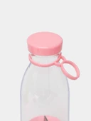 Pembe Renk Orijinal Taşınabilir Şarjlı El Blenderi 6 Ninja Bıçaklı - 2