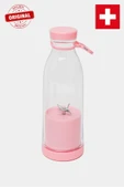 Pembe Renk Orijinal Taşınabilir Şarjlı El Blenderi 6 Ninja Bıçaklı - 1