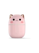 Ufly Sevimli Kedi Hava Nemlendirici Ledli Ultrasonik Difüzör 250 ml Pembe - 1