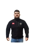 Taktik 5 Cepli Pls Polar Siyah Renk Bayrak Nakış Işlemeli thumbnail 1