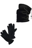 Siyah Polar Boyunluk - Siyah Polar Eldiven Seti thumbnail 1