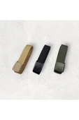 Anti Alerjik Tpu Plastik Toka Taktik Model Outdoor 3 Renk Takım Kemer Seti (haki-siyah-kum Beji) - 2