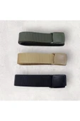 Anti Alerjik Tpu Plastik Toka Taktik Model Outdoor 3 Renk Takım Kemer Seti (haki-siyah-kum Beji) - 1