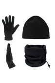 Erkek Polar Bere Boyunluk Ve Polar Eldiven - 3'lü Set - 1