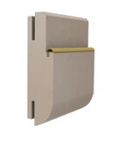 Amerikan Panel Kapı Fitili Yandan Tırnaklı D Fitil Ahşap Kapı Contası Krem Rengi 25 Metre 10mm thumbnail 3