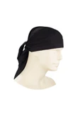 Bandana Siyah Düz Renk - 5