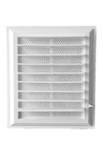 bautech BANYO WC PLASTİK PANJURLU HAVALANDIRMA MENFEZİ 35CM X 35CM - 1