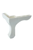Odabaşı Star Plastik Lukens Mobilya Ayağı Beyaz 13.5 Cm 4 Adet - 1