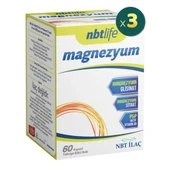 NBT Life Magnezyum Bisglisinat ve Sitrat 60 Kapsül 3 Adet - 1