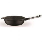 Leggno FSN2100TD20IND Fushion Granit Derin Tava 20 cm Çelik Sap - 1