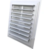 bautech BAUTECH BANYO WC PLASTİK PANJURLU HAVALANDIRMA MENFEZİ 45CM x 55CM - 1