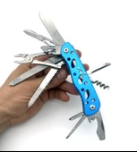 Valkyrie  Çok Amaçlı İsveç Outdoor Kamp Çakısı 111mm Büyük Boy - Paslanmaz Çelik mavi - 7