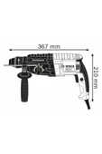 BOSCH Gbh 240 Profesyonel Kırıcı Delici Matkap Orjinal - 4