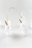 Unicorn Şekilli 10'lu LED Işık – Pilli, Dekoratif Bebek & Çocuk Odası Gece Lambası - 4