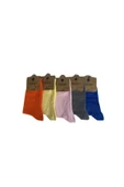 Elchee wear  Cotton Renkli Çorap 5'li thumbnail 1