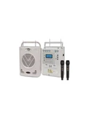 Gold Audio GA300EE Taşınabilir Seyyar Anfi 75WATT Çift El Telsiz Mikrofonlu - 1