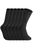 Elchee wear  Elcheé Wear Kadın Cotton Siyah Çorap 6'lı thumbnail 5